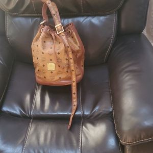 Vintage MCM Bucket Bag  Sz Large